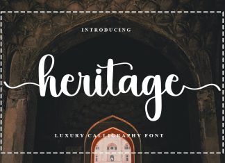 Heritage Script Font