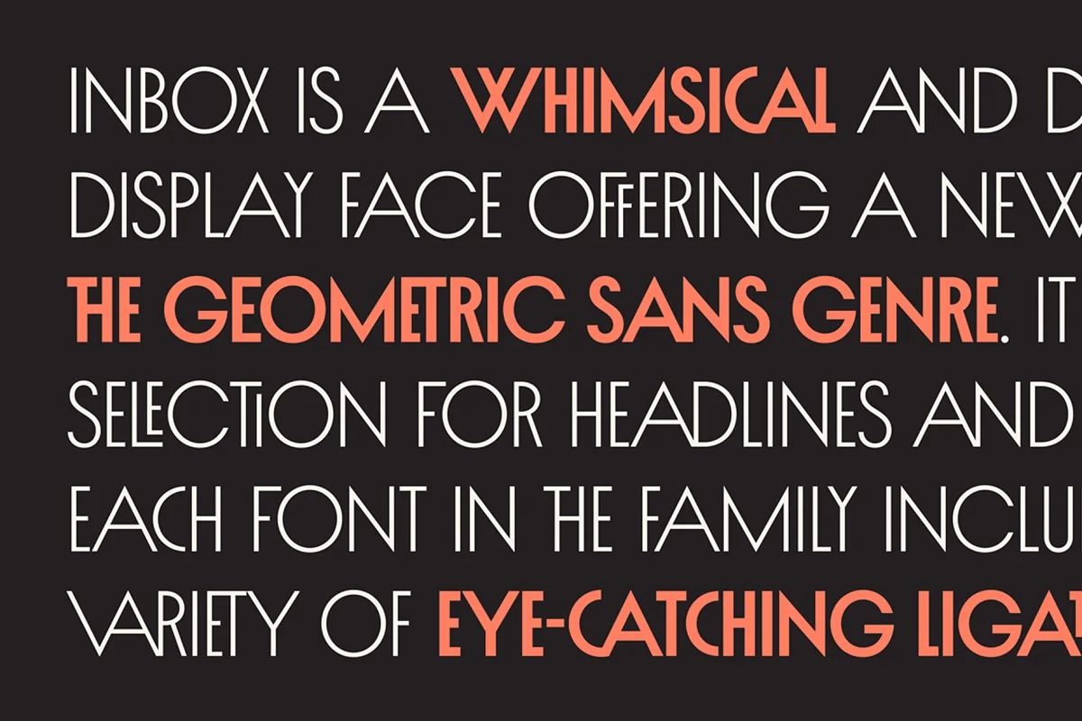 Inbox Font Family Download Free Font