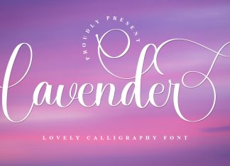 Lavender Script Font