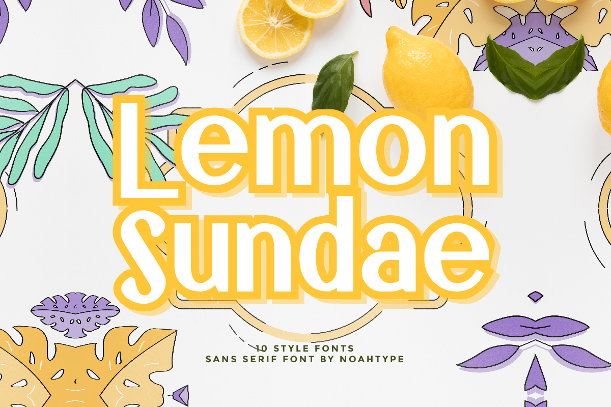 Lemon Sundae Sans Serif Font