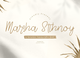Marsha Stihnoy Handwritten Font