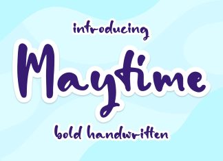 Maytime Script Font