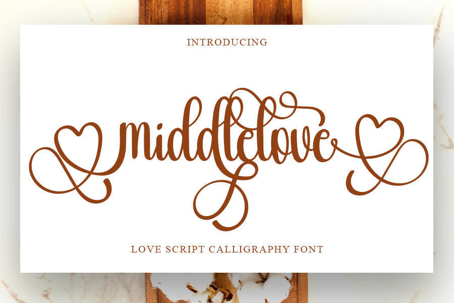 Middlelove Script Font