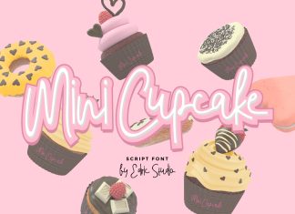 Mini Cupcake Script Font