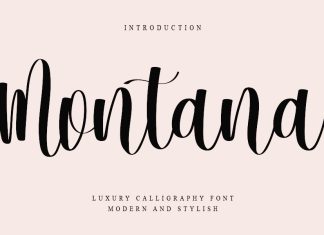 Montana Script Font