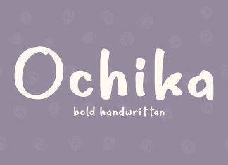 Ochika Handwritten Font