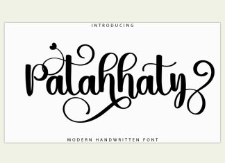 Patahhaty Script Font