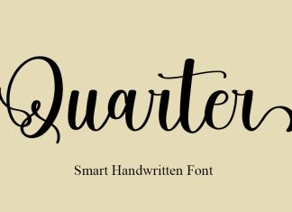 Quarter Script Font