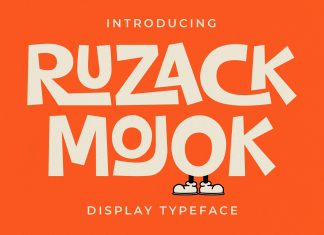 RUZACK MOJOK Display Font