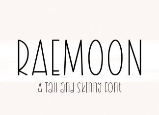 Raemoon Display Font