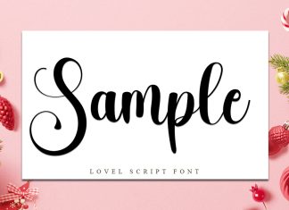 Sample Script Font