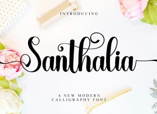 Santhalia Calligraphy Font