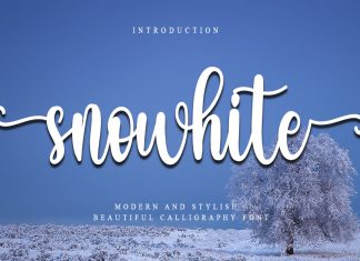 Snowhite Script Font