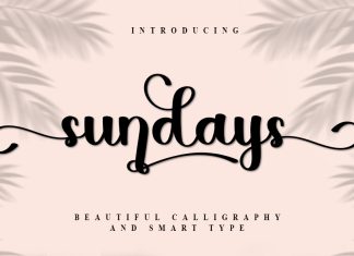 Sunday Calligraphy Typeface