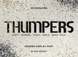 Thumpers Display Font
