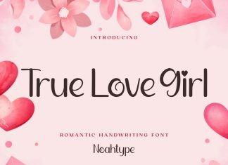 True Love Girl Display Font