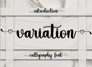 Variation Script Font