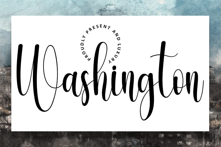 Washington Script Font