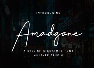 Amadgone Handwritten Font