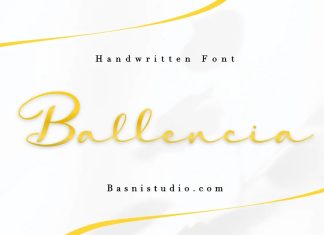 Ballencia Handwritten Font