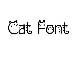 Cat Fonts