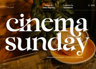 Cinema Sunday Serif Font
