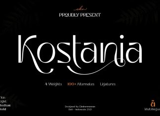 Kostania Sans Serif Font