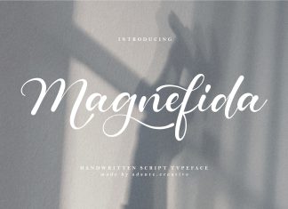 Magnefida Calligraphy Font