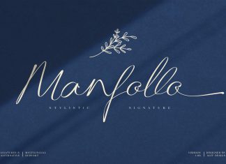 Manfollo Handwritten Font