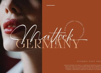 Mattock Germany Font