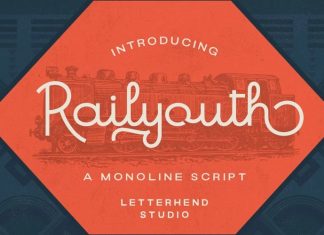 Railyouth Script Font