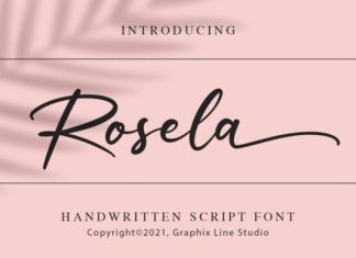 Rosela Handwritten Font
