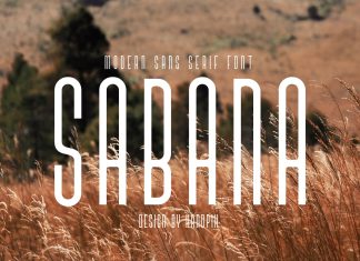 Sabana Sans Serif Font