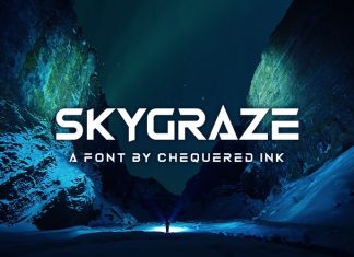 Skygraze Display Font