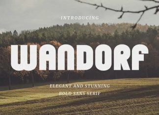 Wandorf Display Font