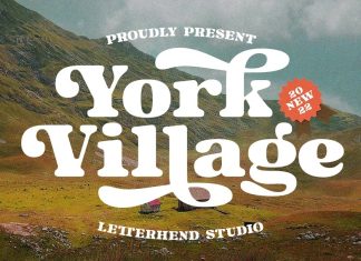York Village Serif Font