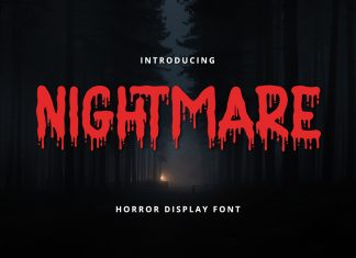 Nightmare Display Font