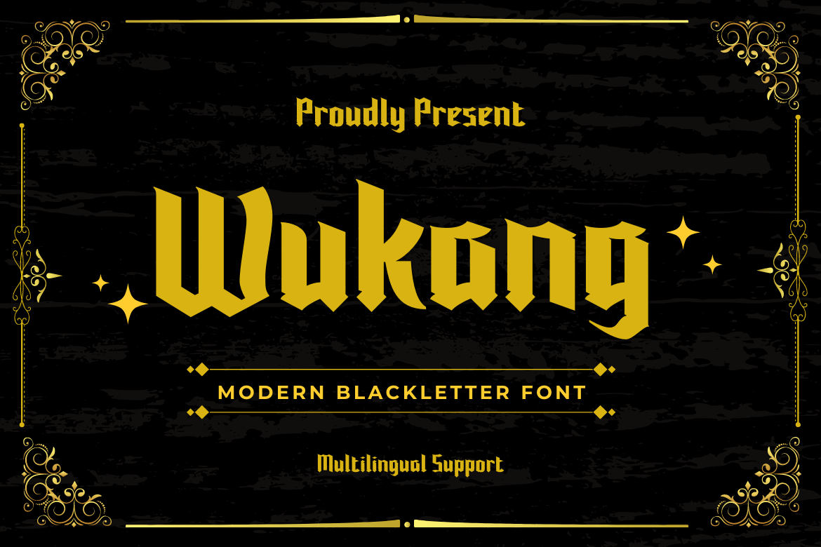 Wukang Blackletter Font