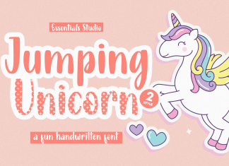 Jumping Unicorn Script Font