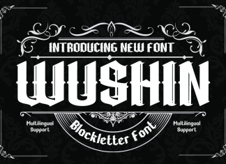 Wushin Blackletter Font