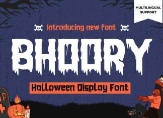 Bhoory Display Font