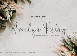 Amelya Putry Handwritten Font
