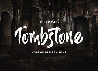 Tombstone Brush Font