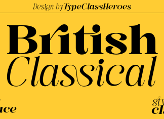 British Classical Serif Typeface