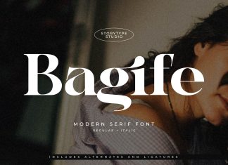 Bagife Serif Font