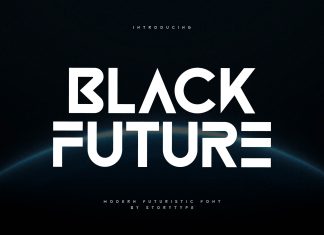 Black Future Display Font