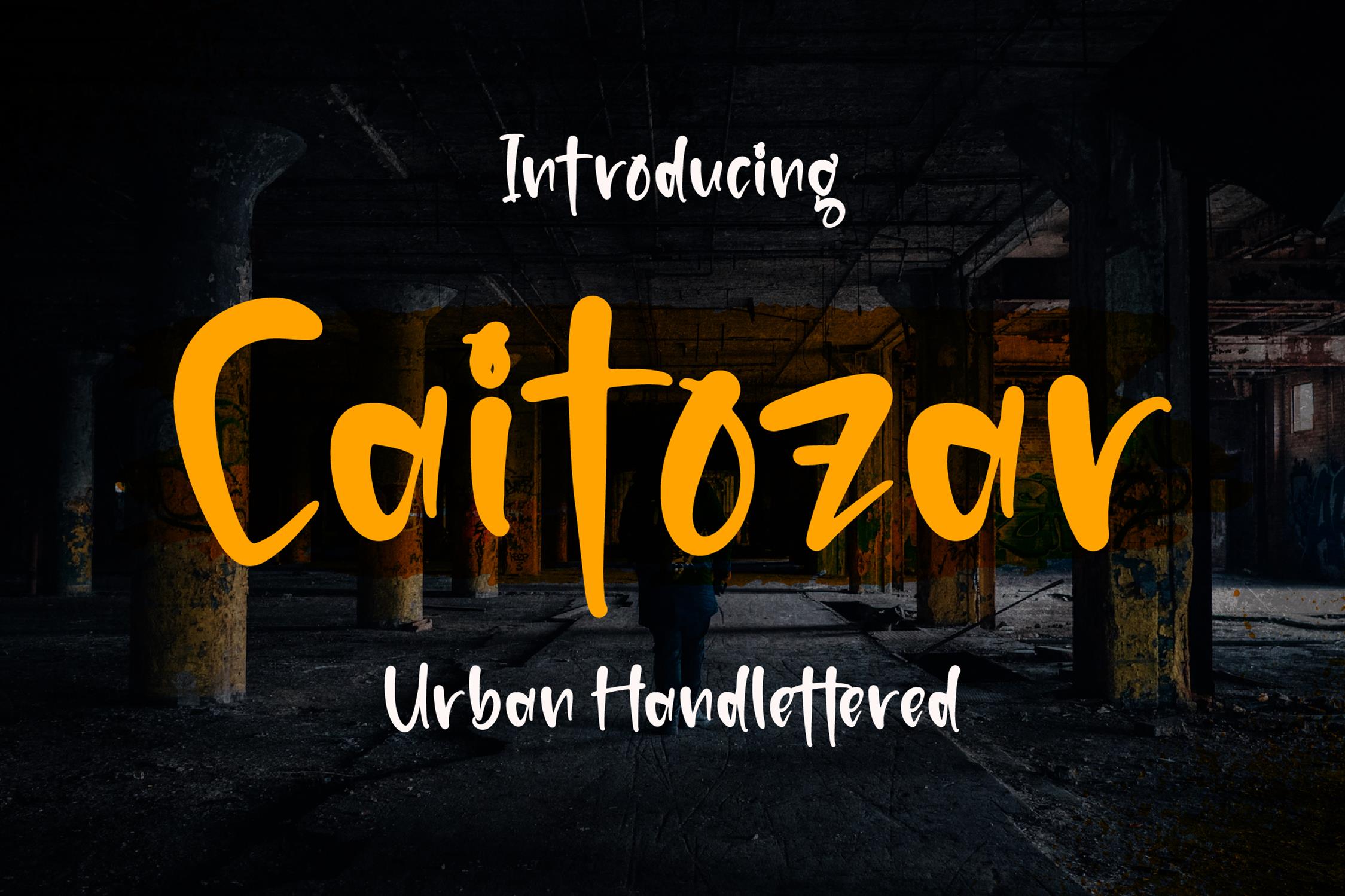 Caitozar Brush Font