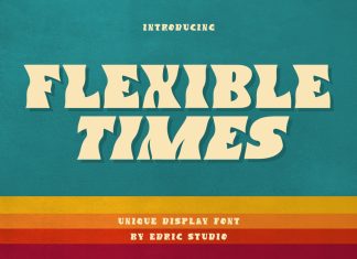 Flexible Times Display Font