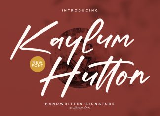 Kaylum Hutton Script Font