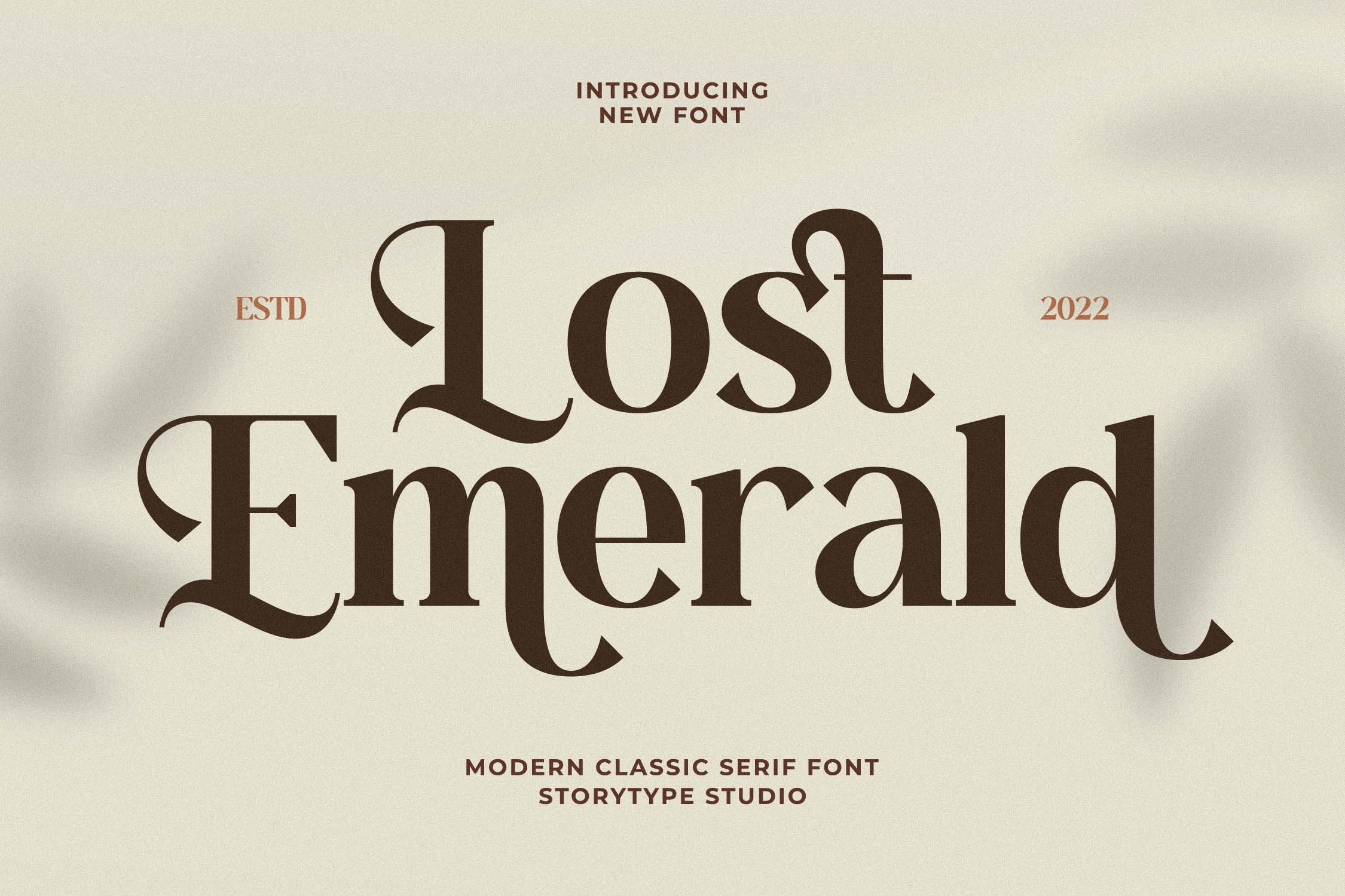 Lost Emerald Serif Font